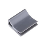 RS PRO Grey PVC Flat Cable Clamp, 8mm Max. Bundle