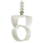 nVent CADDY White Polypropylene Flexible Plastic Clip