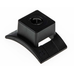 HellermannTyton Self Adhesive Black Cable Tie Mount 17 mm x 25mm, 8mm Max. Cable Tie Width