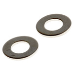 Nickel Plated Brass Plain Washer, 0.76mm Thickness, 2BA