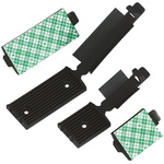 HellermannTyton Black Nylon Flat Cable Clamp