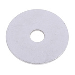 Plain Stainless Steel Mudguard Washer, M6 x 30mm, 1.6mm Thickness