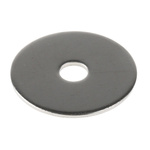 Plain Stainless Steel Mudguard Washer, M6 x 30mm, 1.5mm Thickness