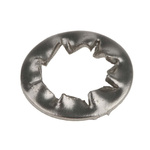 Plain Stainless Steel Internal Tooth Shakeproof Washer, M3, A4 316