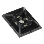 Legrand Self Adhesive Black Cable Tie Mount 30 mm x 25mm, 4.6mm Max. Cable Tie Width