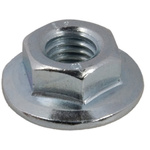 21.8mm Plain Stainless Steel Hex Flanged Nut, M10, A2 304