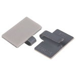 RS PRO White Metal Cable Clip