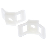 RS PRO Natural Cable Tie Mount 14.7 mm x 30mm, 9.3mm Max. Cable Tie Width
