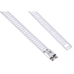 RS PRO Cable Tie, Ladder, 300mm x 7 mm, Metallic 316 Stainless Steel, Pk-100