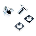 Bright Zinc Plated Steel Roofing Bolt, M8 x 12mm