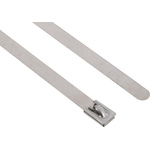 RS PRO Cable Tie, Roller Ball, 360mm x 7.9 mm, Steel Stainless Steel