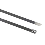 RS PRO Cable Tie, Ball Lock, 360mm x 7.9 mm 316 Stainless Steel