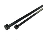RS PRO Cable Tie, 368mm x 4.8 mm, Black Nylon, Pk-100