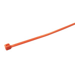 RS PRO Cable Tie, 203mm x 4.6 mm, Orange Nylon
