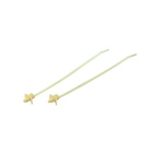 RS PRO Cable Tie, 112mm x 2.5 mm, Natural Nylon