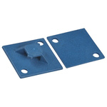 ABB Self Adhesive Blue Cable Tie Mount 28.6 mm x 28.6mm