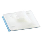 ABB Natural Cable Tie Mount 28.6 mm x 28.6mm, 0.091/0.301in Max. Cable Tie Width