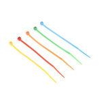 RS PRO Cable Tie, 100mm x 2.5 mm, Assorted Nylon, Pk-500