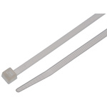RS PRO Cable Tie, Standard, 150mm x 3.6 mm, Natural Nylon, Pk-100
