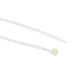 RS PRO Cable Tie, 100mm x 2.5 mm, Natural Nylon, Pk-1000