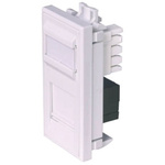 HellermannTyton Cat5e 1 Way RJ45 Outlet,With UTP Shield Type