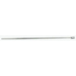 RS PRO Cable Tie, Roller Ball, 440mm x 12 mm, Metallic 316 Stainless Steel, Pk-100