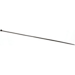 RS PRO Cable Tie, 385mm x 4.8 mm, Black Nylon, Pk-100