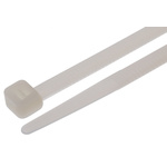 RS PRO Cable Tie, 450mm x 4.8 mm, Natural Nylon, Pk-100