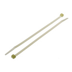RS PRO Cable Tie, Heat Stabilised, 203mm x 4.6 mm, Natural Nylon, Pk-100