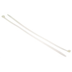 RS PRO Cable Tie, 550mm x 12.7 mm, Natural Nylon, Pk-100