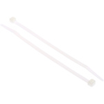 RS PRO Cable Tie, 160mm x 4.8 mm, Natural Nylon, Pk-100