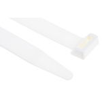 RS PRO Cable Tie, Flame Retardant, 254mm x 17.8 mm, Natural Nylon, Pk-100