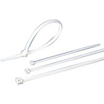 RS PRO Cable Tie, Flame Retardant, 550mm x 12.7 mm, Natural Nylon, Pk-100
