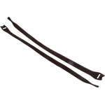 HellermannTyton Cable Tie, Hook and Loop, 330mm x 12.5 mm, Black PA (Loop), PP (Hook), Pk-10