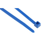 HellermannTyton Cable Tie, 200mm x 4.6 mm, Blue Polyamide 6.6 (PA66), Pk-100