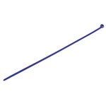 HellermannTyton Cable Tie, 270mm x 4.6 mm, Blue Polyamide 6.6 (PA66), Pk-100