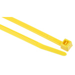 HellermannTyton Cable Tie, 150mm x 3.5 mm, Yellow Polyamide 6.6 (PA66), Pk-100