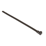 HellermannTyton Cable Tie, Releasable, 180mm x 6.5 mm, Black Polyamide 6.6 (PA66), Pk-100