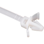 HellermannTyton Cable Tie, 200mm x 4.7 mm, Natural Polyamide 6.6 (PA66), Pk-100