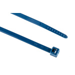 HellermannTyton Cable Tie, 150mm x 3.5 mm, Blue Polyamide 6.6 (PA66), Pk-100