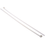 Thomas & Betts Cable Ties, 400mm x 7.6 mm, White Nylon, Pk-100