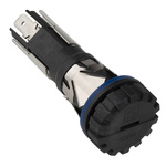 Schurter FUS Series 16 (VDE) A, 32 (UL/CSA) A Finger Grip Cap Panel Mount Fuse Holder for Cartridge Fuse, PC2, IP67