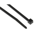 HellermannTyton Cable Tie, 150mm x 3.5 mm, Black Polyamide 6.6 (PA66), Pk-100