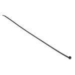 HellermannTyton Cable Tie, 390mm x 4.6 mm, Black Polyamide 6.6 (PA66), Pk-100