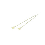 RS PRO Cable Tie, Releasable Marker, 215mm x 3.6 mm, Natural Nylon, Pk-100