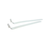 RS PRO Cable Tie, 235mm x 20 mm, Natural PE, Pk-100