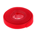 RS PRO Cable Tie, Hook and Loop, 5m x 16 mm, Red Nylon