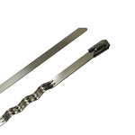 RS PRO Cable Tie, Zig Zag, 200mm x 4.6 mm 316 Stainless Steel