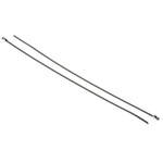 RS PRO Cable Tie, Ball Lock, 360mm x 4.6 mm 316 Stainless Steel