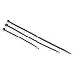RS PRO Cable Tie Kit, Black PA66MP